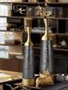 Thin Tall Vase Light Luxury Decoration Living Room Dry Flower Arrangement Simple Modern TV Cabinet Porch Home Soft Decoration 1