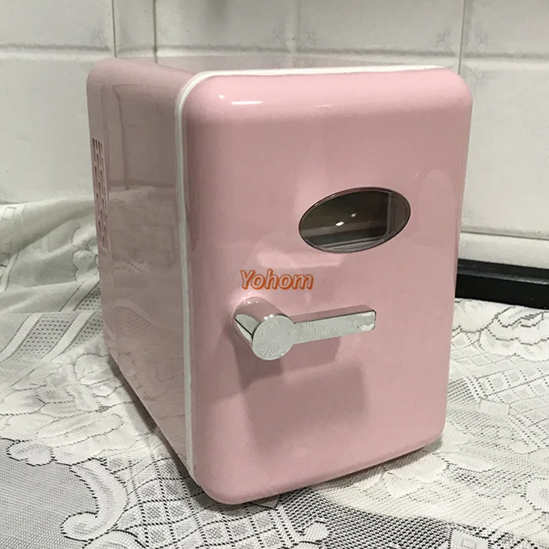 

Портативный автомобильный холодильник для холодной и горячей воды, 4 л, 12 В, 48 Вт, для кемпинга, коммерческая маска для лица, холодильник для фруктов, косметики