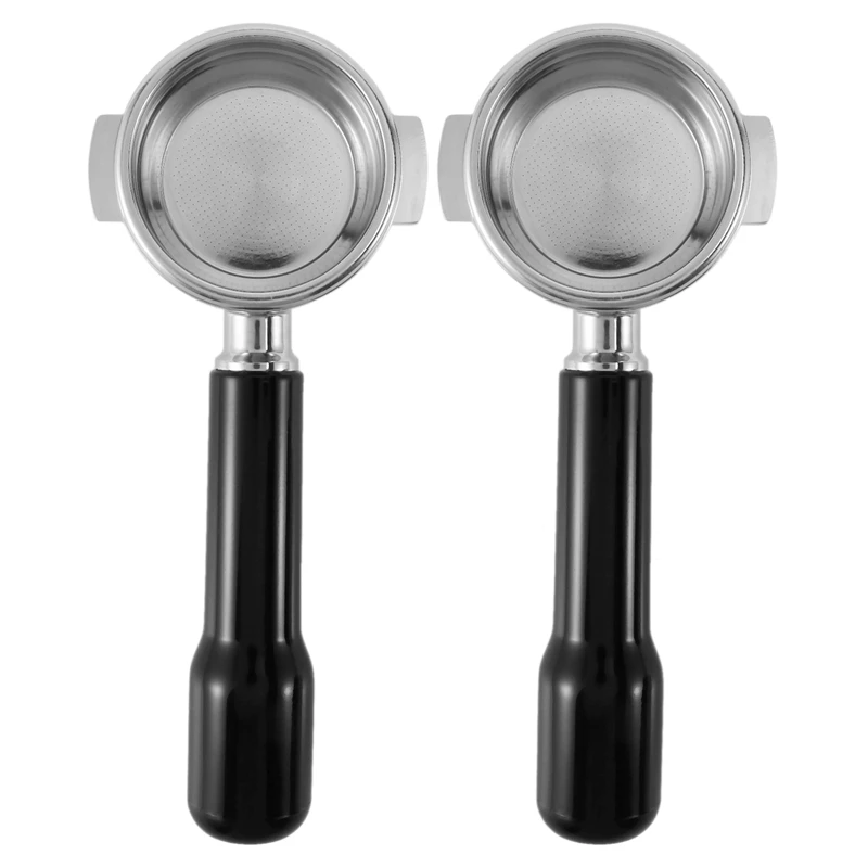 Portafiltro Senza Fondo Per Macchina Da Caffè In Acciaio Inossidabile 2X 58Mm Portafiltro Per Rocket/ Expobar Doppia Bocca/Faema