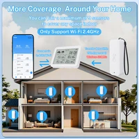 Tuya WiFi Weather Station Temperature Humidity Sensor Thermometer Hygrometer Max 9 SubDevice IP65 Waterproof Workwith SmartLife - Image 2