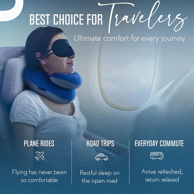 Travel neck pillow sleeping positions