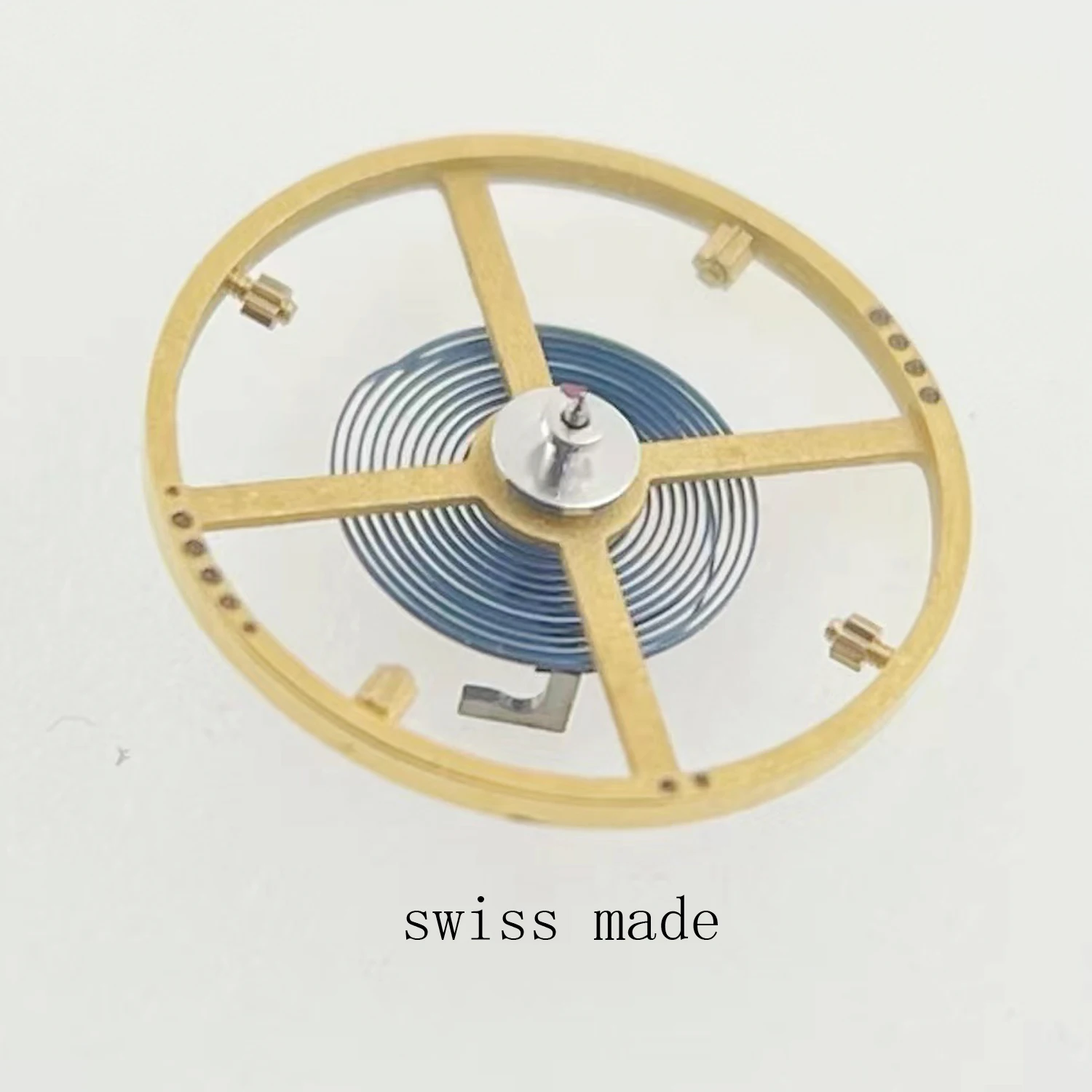 

swiss made cal.3135 movement parts spring balance with blue hair spring