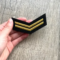 Оптовая продажа, золотые, серебряные, красные военные нашивки с вышивкой для одежды, тактический армейский логотип, утюг на одежде, куртка, значок, аппликация — изображение 5