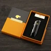 Cohiba lighter windproof three-fire fierce fire cigar lighter bottom with cigar drill function two-in-one gift box 3