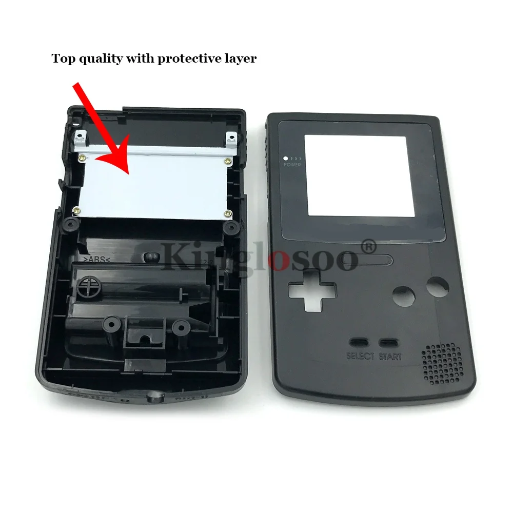Deluxe Replacement Housing Shell with Rubber Pads and Buttons for GameBoy Color - 19 Vibrant Color Options