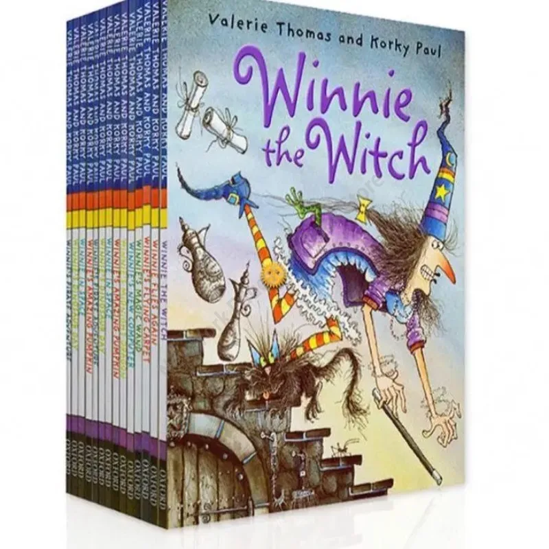 

14 Book/Set English Picture Book Winnie The Witch English Story Book Child Early Education Kids Reading Book 3-6 Years