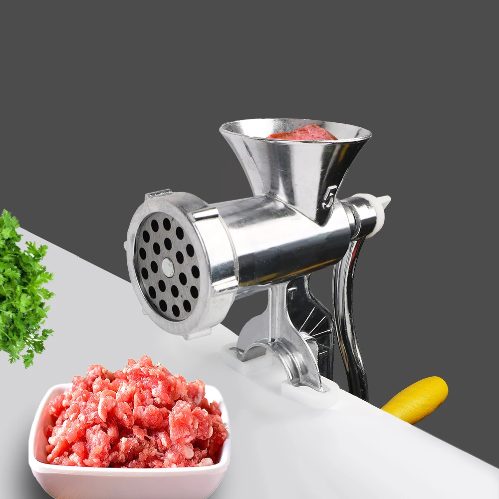 Manual Meat Grinder Household Grinder Vegetable Chopper Food Processor Stainless Steel Kitchen Tool Handheld Sausage Stuffer meat grinder food grinder attachments