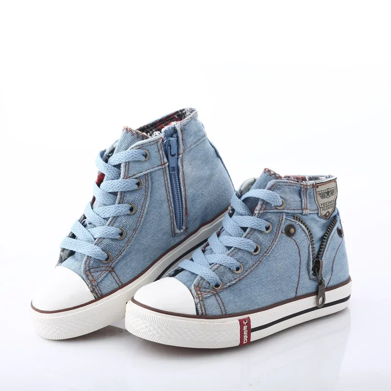 Children's Cowboy Boots Spring and Autumn Models Boys Canvas Shoes Small Children's Shoes Fashion Trend Baby baby shoes kids shoes
