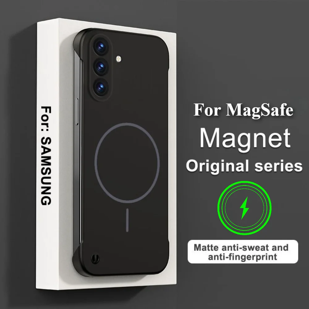 Ultrathin Framel Matte Phone Case with Magsafe Compatibility