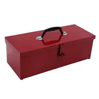 Metal tools Multipurpose Tools box Storage Box Storage Case Organizer for Home Iron Sheet Tool Box Red Metal Lockable Toolbox 2