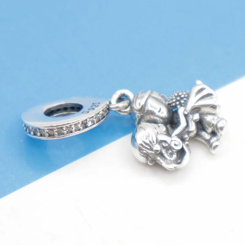 2024 New in Hot Sale Original Charm Beads Fit Brand Bracelet For Women 925 Silver Glow Discoloration Pendant Bead Jewelry Gift 3