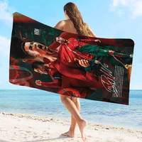 C-Cristiano R-Ronaldo CR7 Microfiber Blanket Quick Drying Beach Towels Oversized Printing Super Absorbent Pool Towel Blanket 2