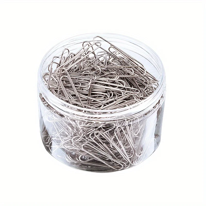 200/300pcs Small Paper Clips - Office and School Essentials - Perfect for Organizing and Holding Together Important Documents