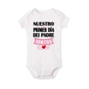 Our First Father's Day Family Matching Clothes Daddy T-shirt & Baby Bodysuit  Dad & Baby Fathers Day Look Outfit Holiday Shirt 6