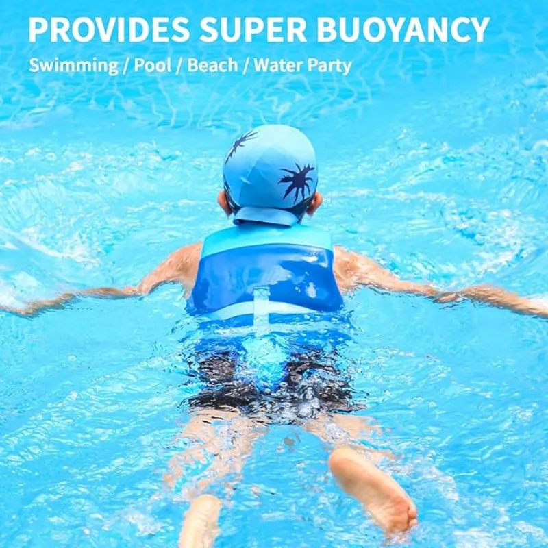 Children Swimming Life Jaket with Adjustable Seat Belt Lightweight Diving Swimming Equipment Life Vests for Children life jacket