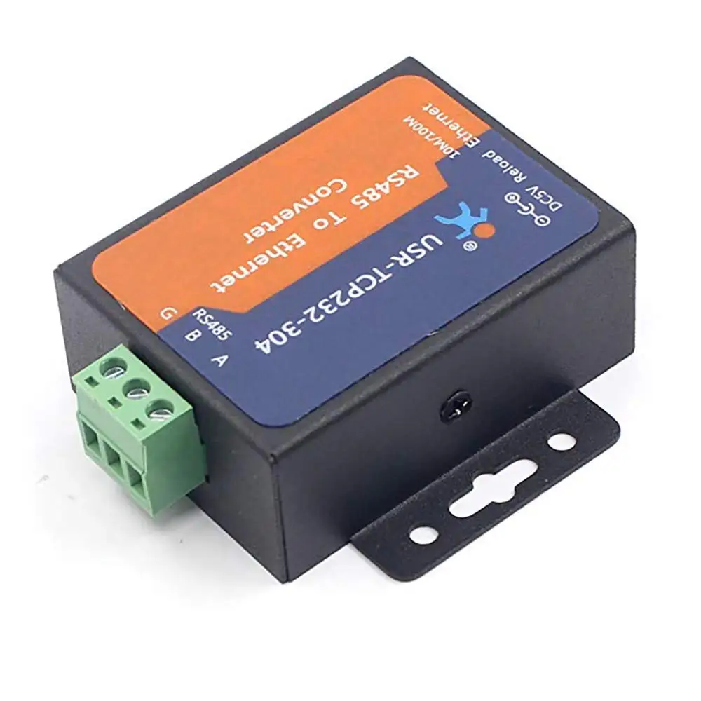 Wifi converter Modbus serial port RS485 to Ethernet Converter server USR-TCP232-304 data transmission DHCP/DNS Supported