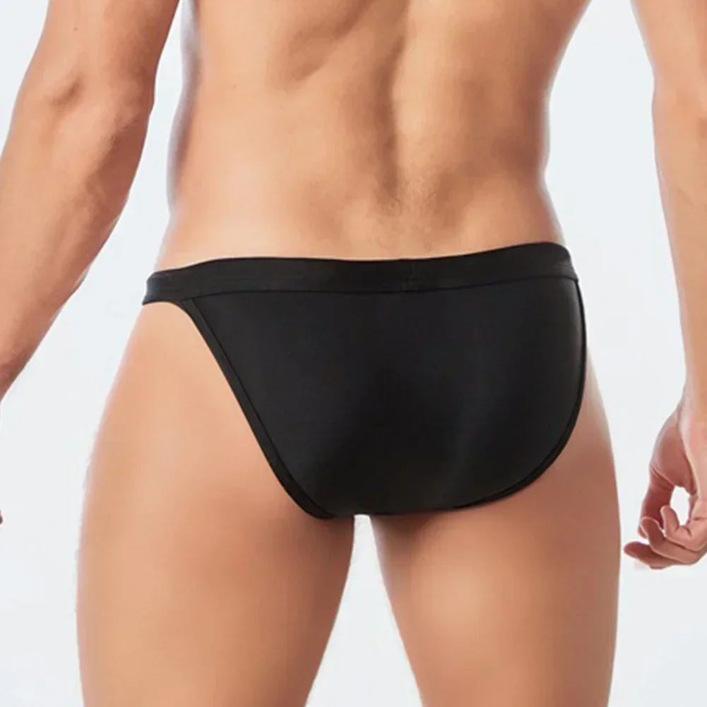Men Summer Swimwear Swim Briefs Low Waist Bikini Beachwear Surf Board Shorts Sleepwear Undies Swimming Beach - 3