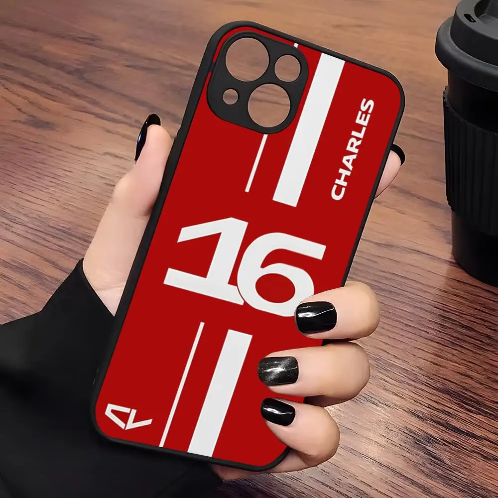Charles Leclerc Matte Transparent Phone Case - Sleek Design Back Cover