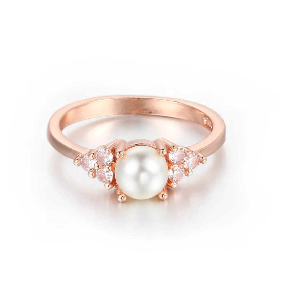 Rings For Women gold color Engagement Anniversary Gift KCR263