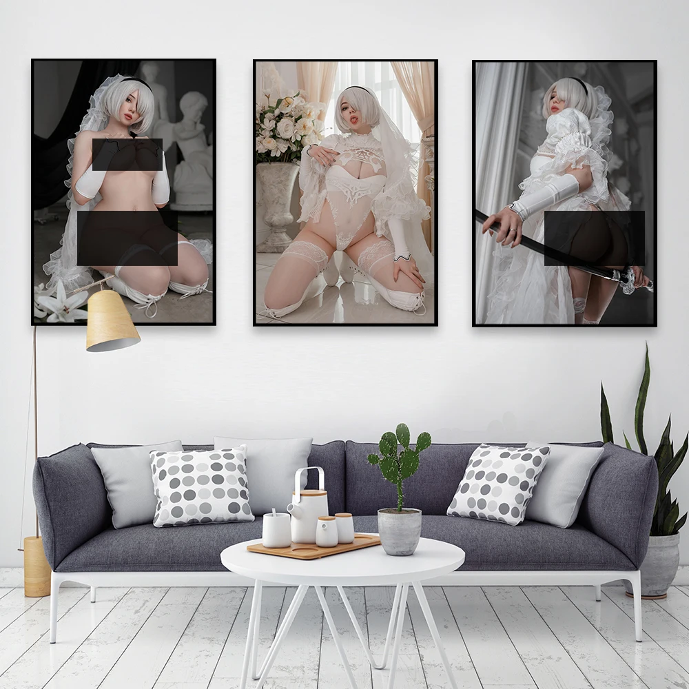 Wall Art Canvas Painting | Cosplay Posters | Alina Becker | Sexy Poster |  Hd Poster - Sexy - Aliexpress