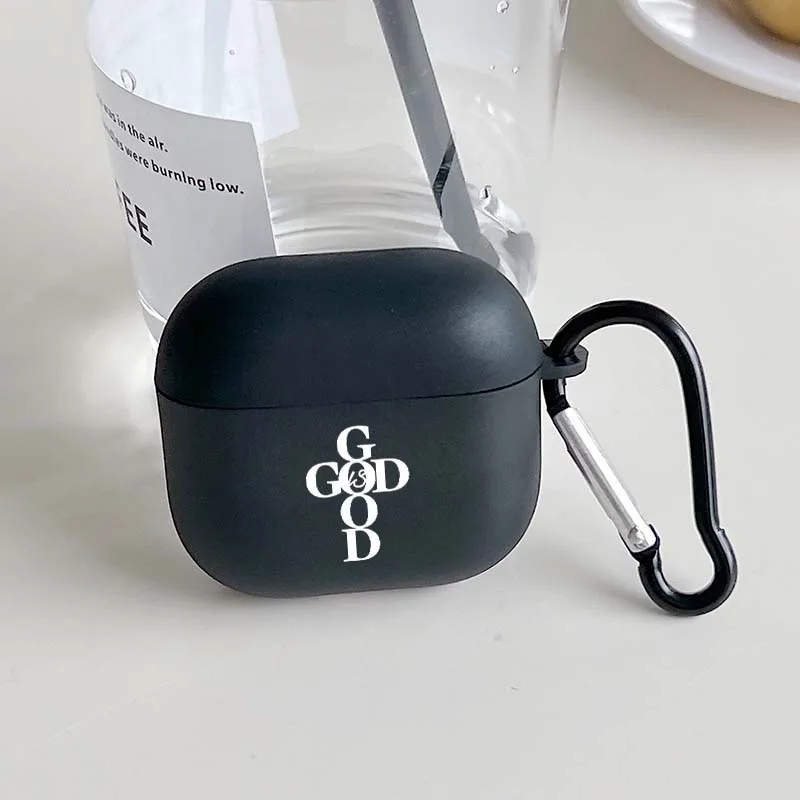 Black Airpod Case Cover for AirPods 1 2 3 4 Pro