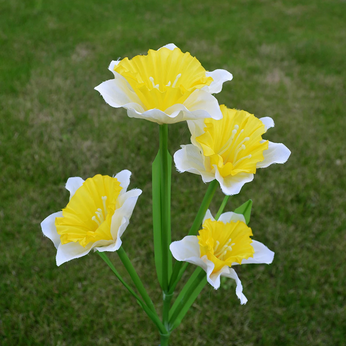 Description Picture 5 of itemSolar LED Lights Daffodils Flower Lawn Lamp Narcissus Outdoor Waterproof For Yard Garden Decoration Flower Holiday Party Lantern