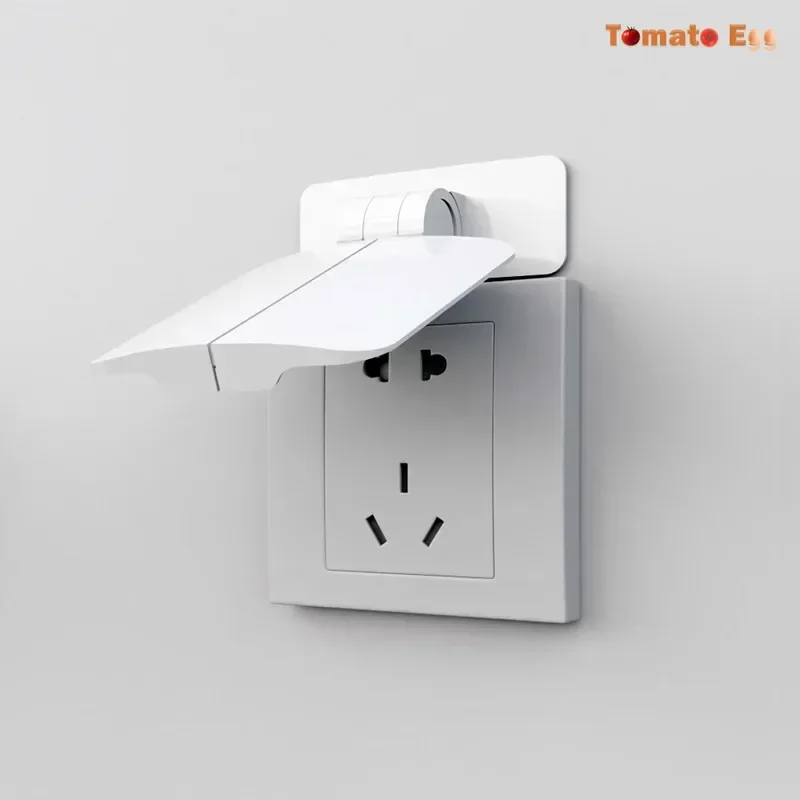 Socket Switch Panel Protection Cover Child-proof Light Protection Cover Waterproof for Power Socket Home Bathroom Supplies