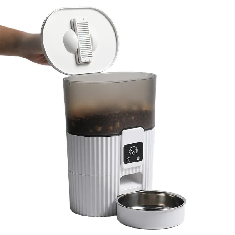 Cat Automatic Intelligent Feeder Pet Feeding Dog Feeding Machine Macchina Per Alimenti Per Gatti Temporizzata Alimentazione Quantitativa Dispositivo S