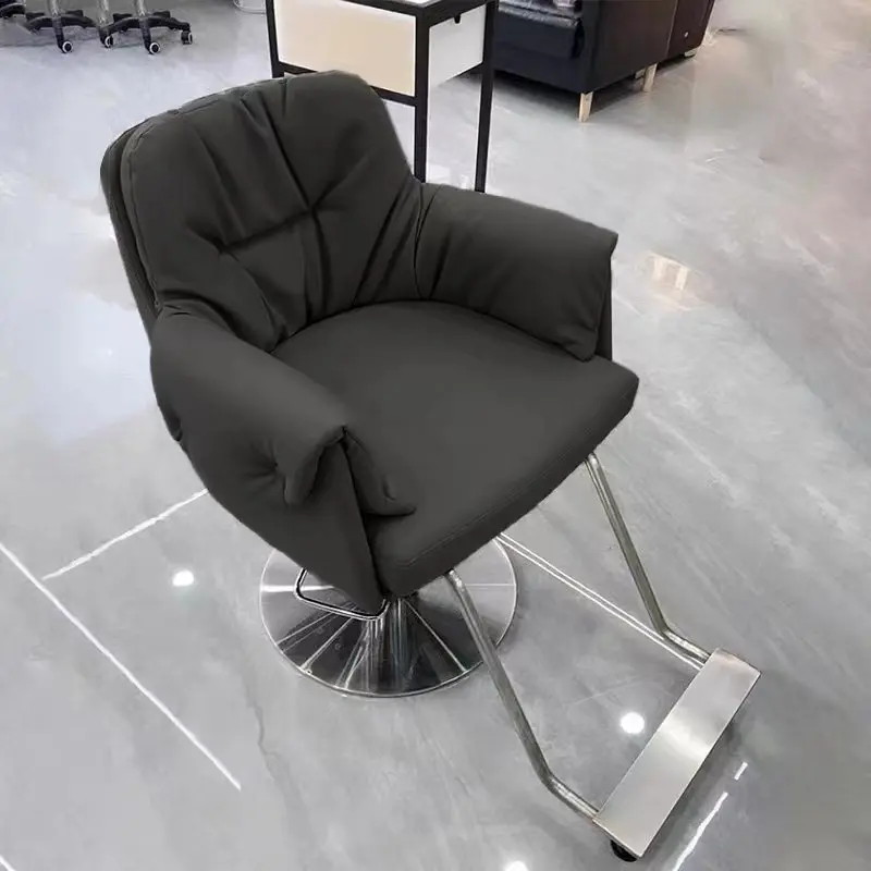 Luxury Swivel Barber Chairs Modern Rotating Beauty Shampoo Barber Chairs Hairdresser Ergonomic Silla Barberia Furniture SR50BC