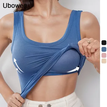 Plus Size Suspender Camisole Top with Built-In Bra 1