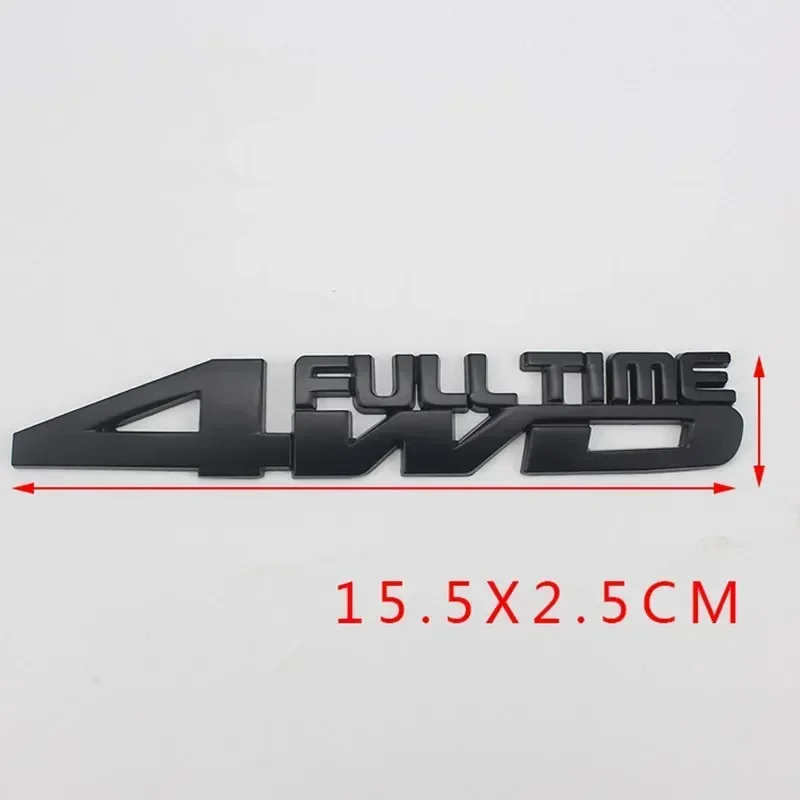 3D 금속 4WD 풀 타임 사이드 펜더 엠블럼 뒷 트렁크 부츠 배지 스티커 데칼 For Jeep Honda Ford Toyota Land Cruiser