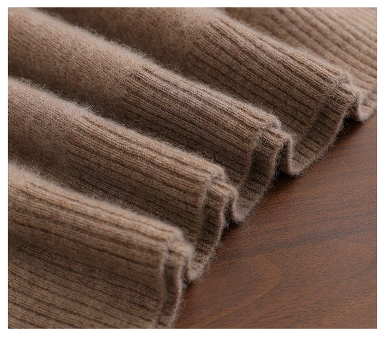 قميص بولو رجالي قصير الأكمام من الكشمير 100٪ للأعمال والملابس غير الرسمية، سترة للربيع والصيف