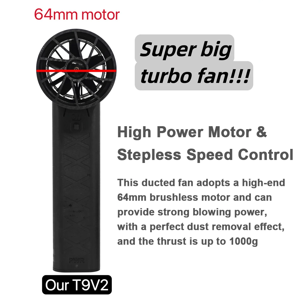 Ƽ ͺ 귯ø  Ʈ Ʈ ǳ,   ǳ,  ӵ  Ű û , 64mm, 400W