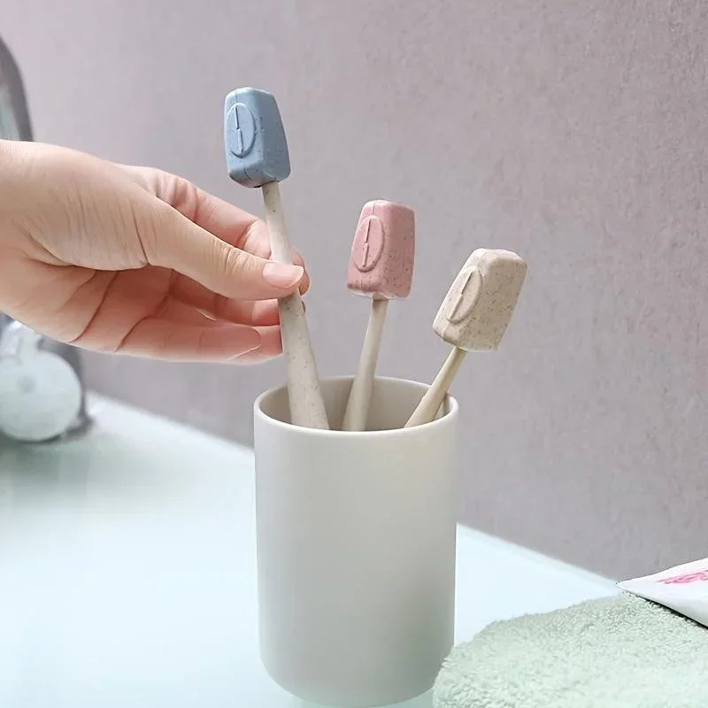 4Pcs/Set Tooth Brush Cover Holder Portable Toothbrush Headgear Cap Case Toothbrush Protector Hygiene Care Outdoor Travel Supply 4