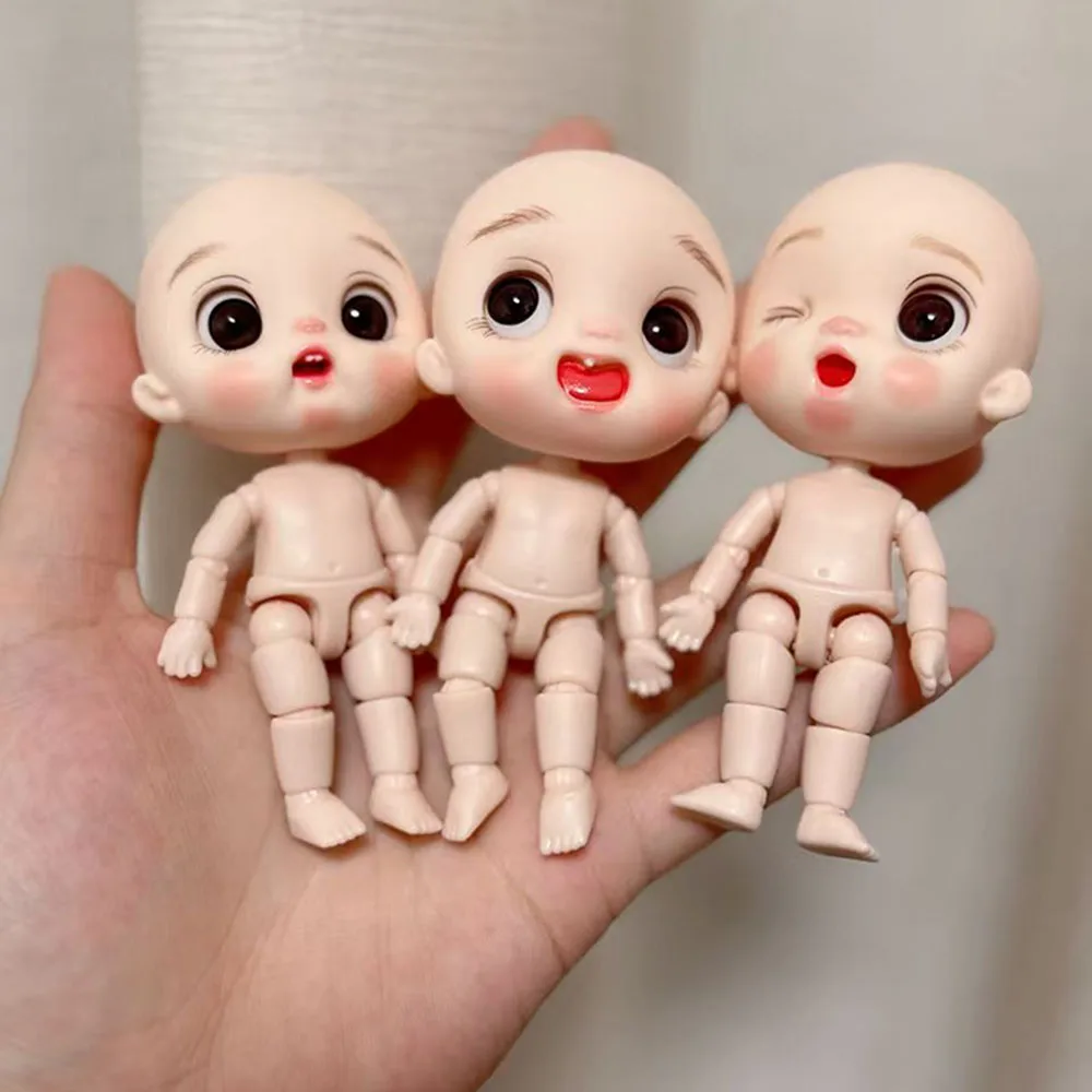 9cm Doll 1/12 BJD Doll Multi Joint Movable Doll Cute Naked Doll Kids Girls Toy Gift Toys for Girls