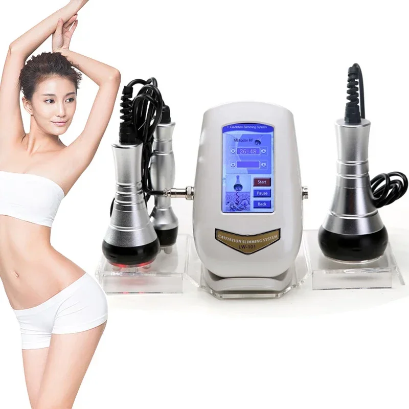 40K Ultrasonic Cavitation Slimming Machine 3 In 1 Skin Care Tighten Anti-wrinkle Body Slimming Weight Loss Device 3