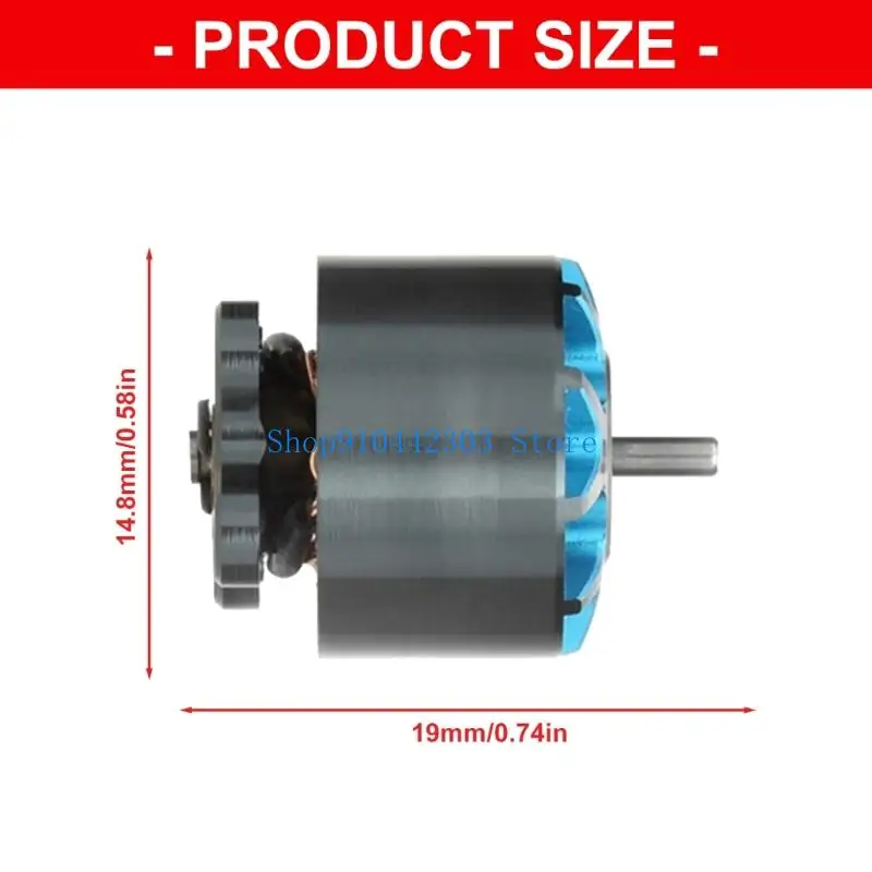 652F 6000KV 브러시리스 드론 모터 1106 안정적인 FPV 레이싱 및 전문 드론용 프리미엄 금속 빌드 직경 14.8mm