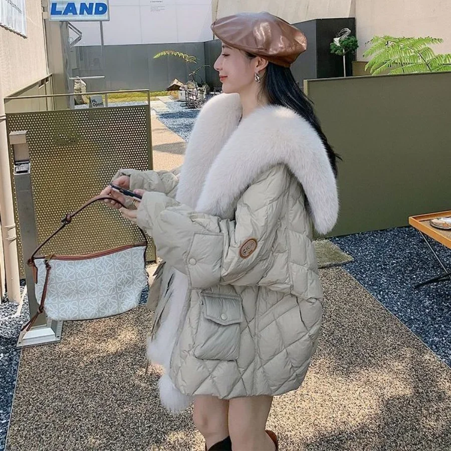 New Winter Coat for Women Down Jackets Coats Parkas Jackets Faux Fur Coat Super Hot Korean Fashion Loose