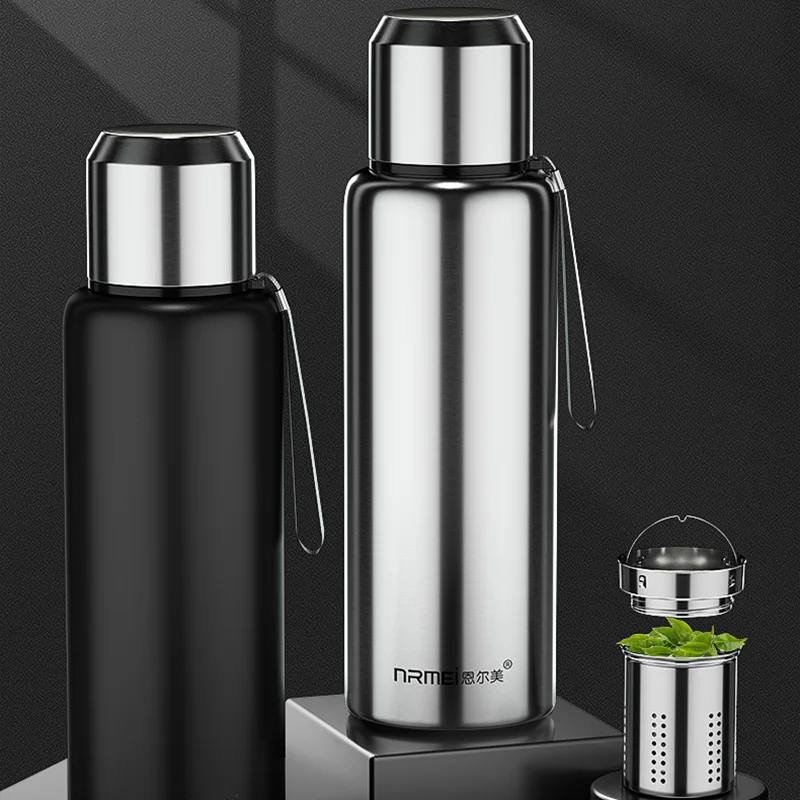 

Stainless Steel Small Pots Tea Vacuum Flask Coffee Bottle Titanium Hot Water Thermos Tea Brewing Flask Garrafa Termica Kettle
