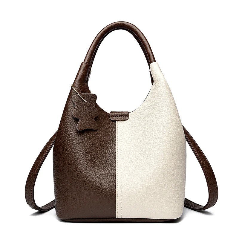 Brown with Beige