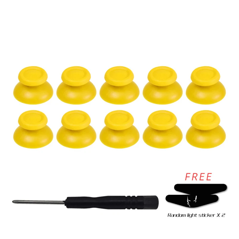 Data Frog 10pcs Replacement Joystick Thumb sticks For PS4 Controller Analog Joystick Button For Sony PS4 Joystick Button 