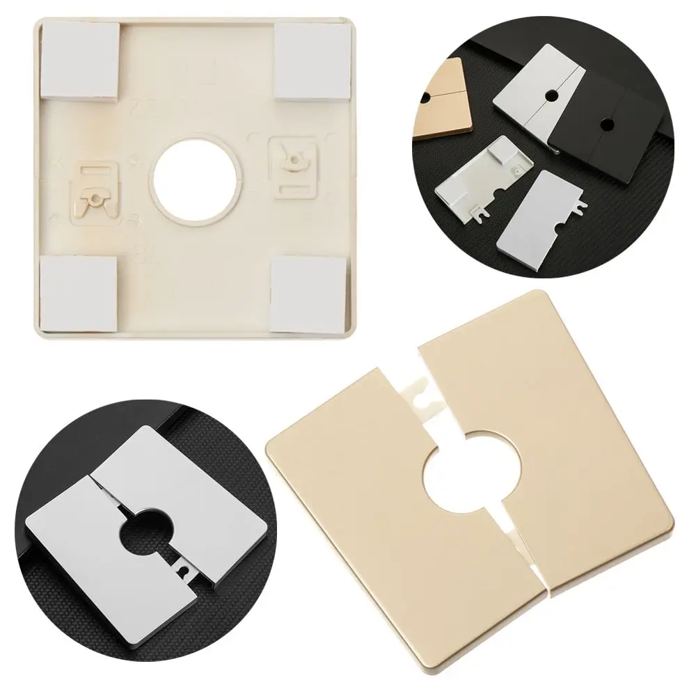 Practical Snap-on Panel Decorative Separable Furniture Vents Decor Cap Wall Wire Hole Covers Reserved Hole Cover Protective