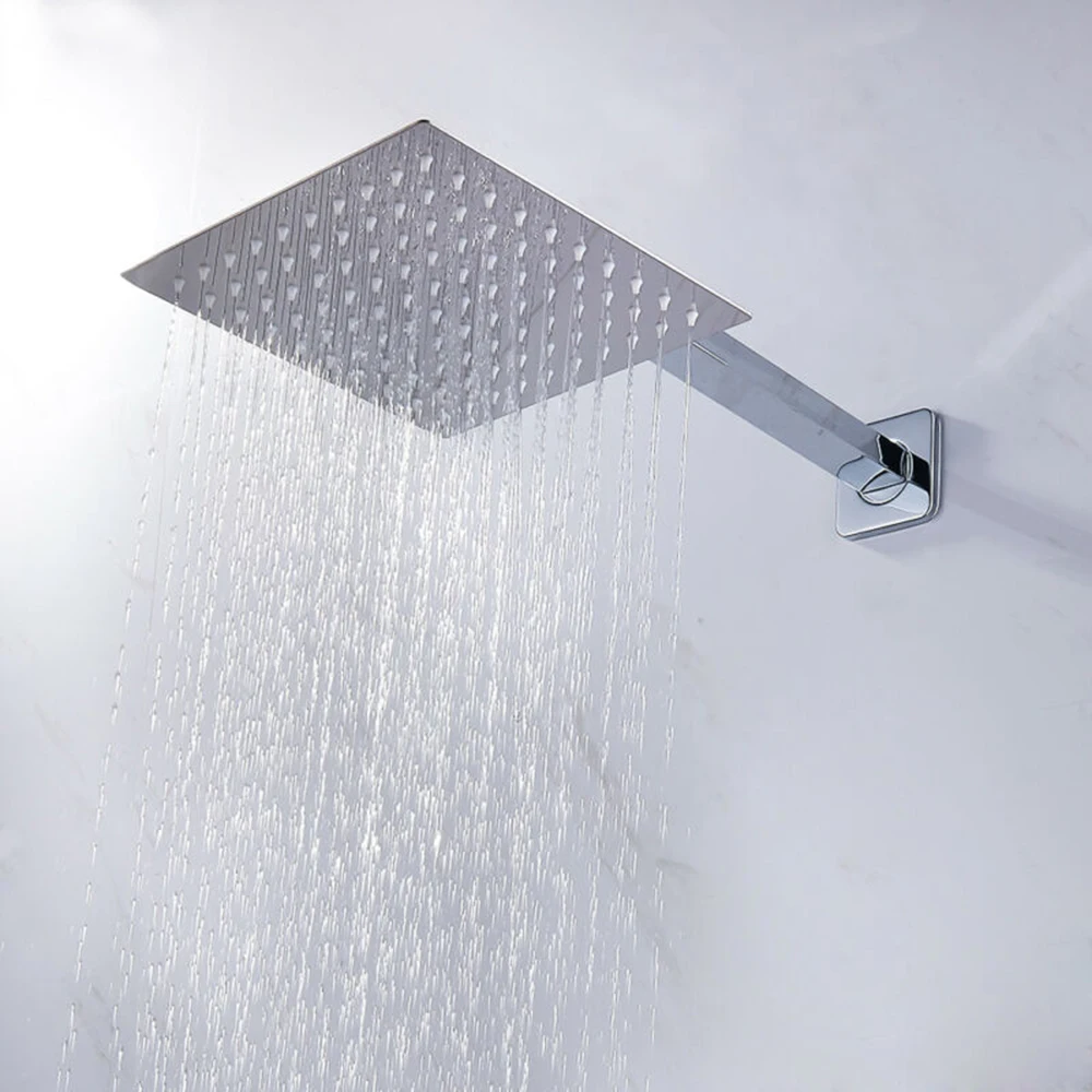 overhead rainfall shower head