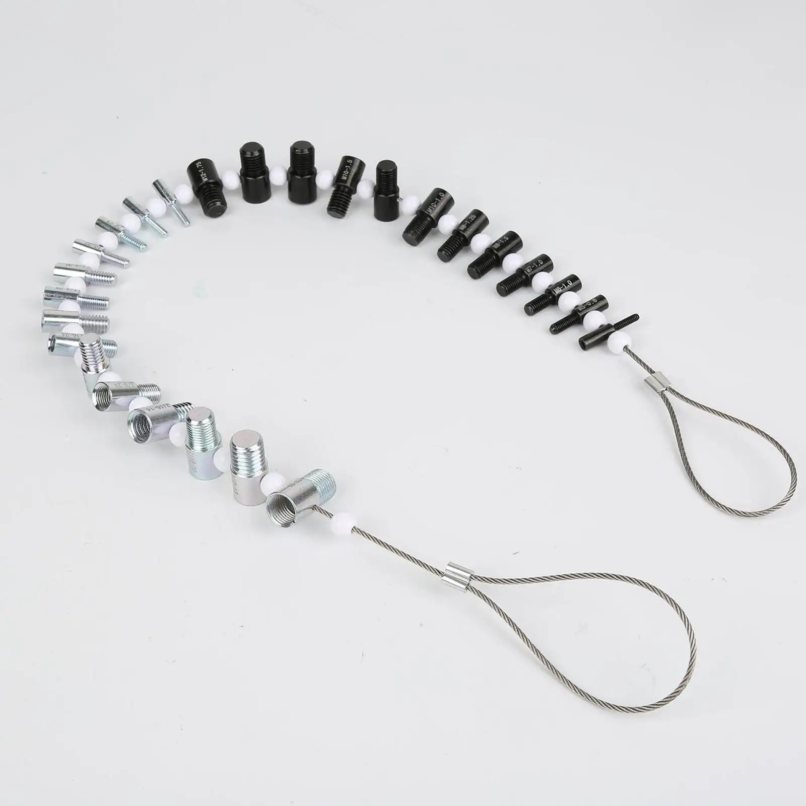Thread Tester Bolt Nut Screw Thread Checking Checker Inspection 6-32 1/2-20 M12-1.75 M4-0.7 Inch And Metric Measuring Tools
