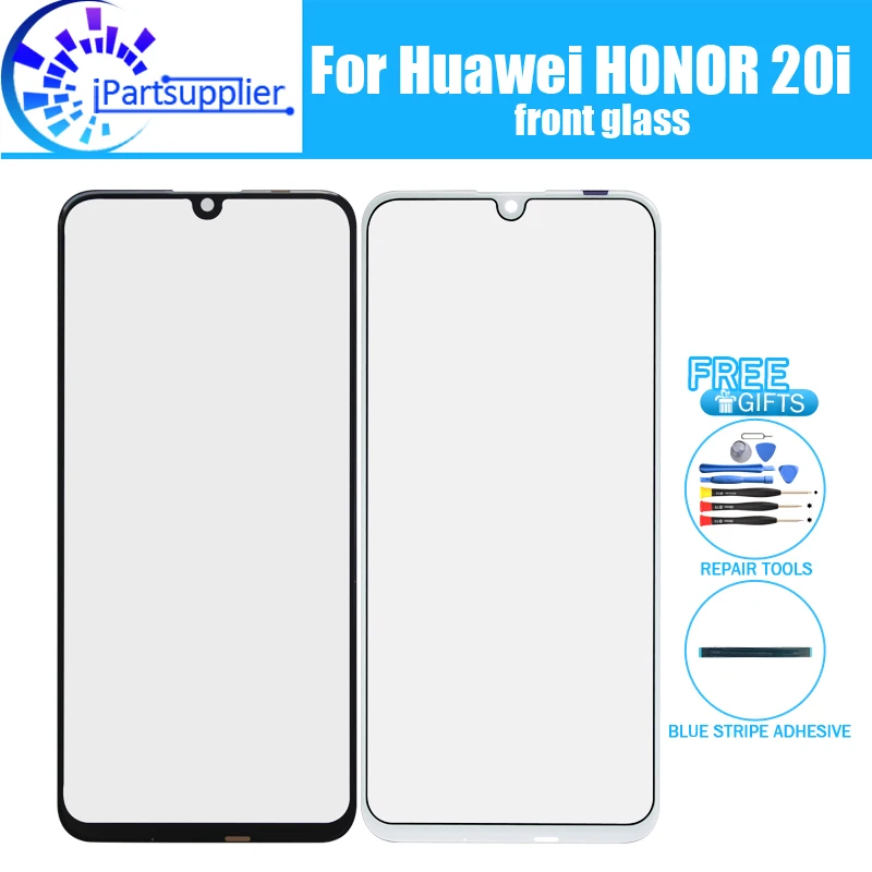 Per Huawei Honor 20I Anteriore Obiettivo Di Vetro Dello Schermo Originale Di 100% Di Tocco Dello Schermo Frontale Obiettivo Di Vetro Esterno Per Honor