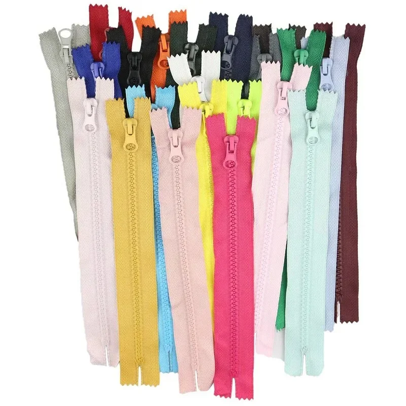 Durable Resin Zipper for Crafting and Sewing Projects, 2-Pack