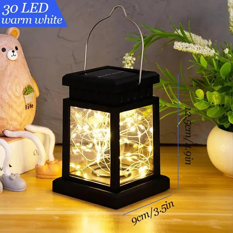 Solar Palace Lantern - Outdoor Waterproof Hanging Decorative Candle Lamp