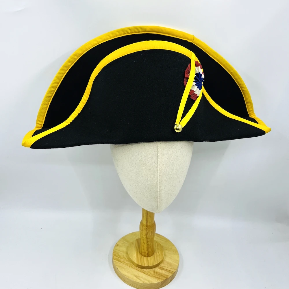 Sombrero Francés Admiral Napoleon Cosplay Bicorn