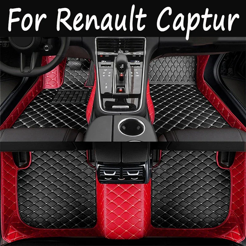 

Custom Car floor mats for Renault Captur 2014 2015 2016 2017 auto foot Pads automobile carpet cover