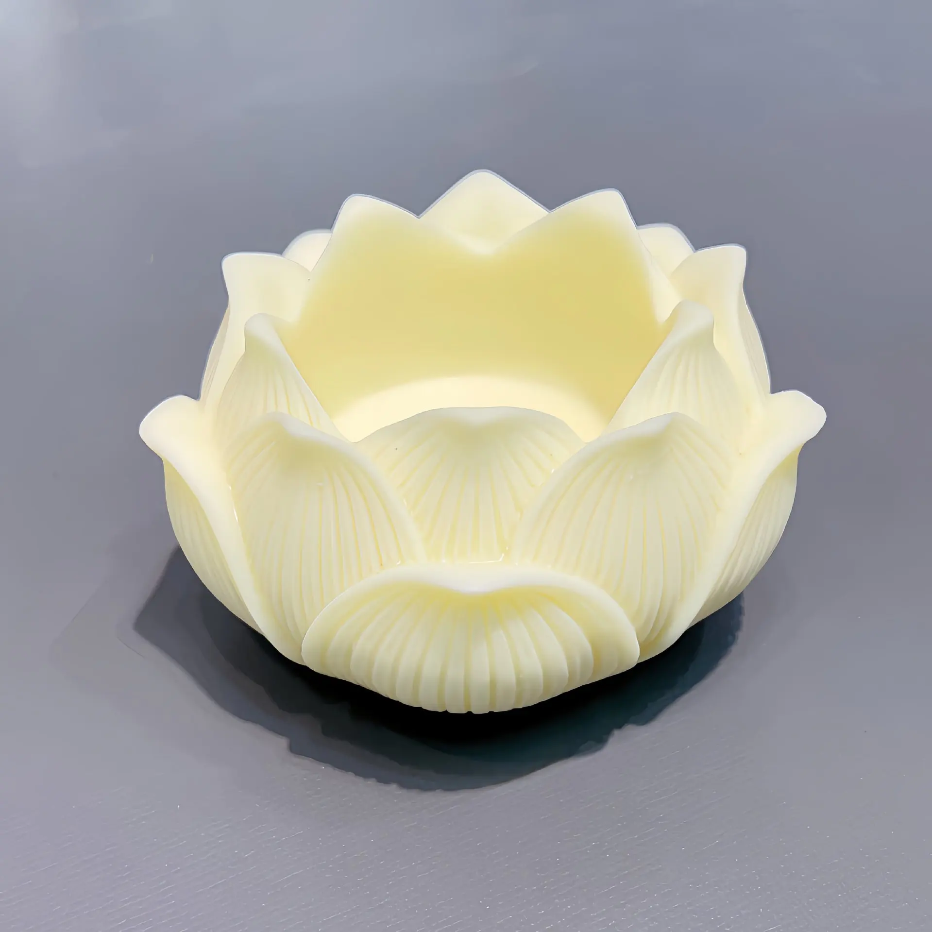 Lotus Silicone Candle Holder Mold DIY Gypsum Concrete Candlestick Storage Box Mould Succulent Flower Pot Home Decor
